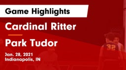 Cardinal Ritter  vs Park Tudor  Game Highlights - Jan. 28, 2021