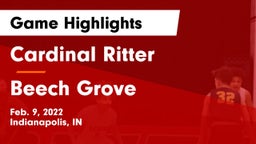 Cardinal Ritter  vs Beech Grove  Game Highlights - Feb. 9, 2022