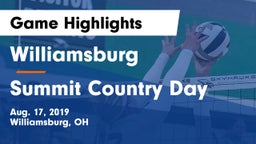 Williamsburg  vs Summit Country Day Game Highlights - Aug. 17, 2019