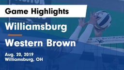 Williamsburg  vs Western Brown Game Highlights - Aug. 20, 2019