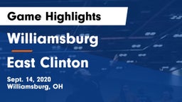 Williamsburg  vs East Clinton  Game Highlights - Sept. 14, 2020