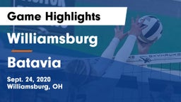 Williamsburg  vs Batavia  Game Highlights - Sept. 24, 2020