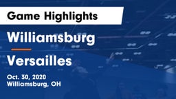 Williamsburg  vs Versailles  Game Highlights - Oct. 30, 2020