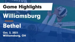 Williamsburg  vs Bethel Game Highlights - Oct. 2, 2021