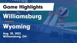 Williamsburg  vs Wyoming  Game Highlights - Aug. 20, 2022