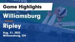 Williamsburg  vs Ripley Game Highlights - Aug. 31, 2022