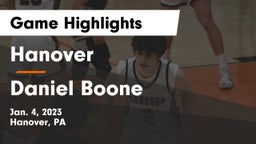 Hanover  vs Daniel Boone  Game Highlights - Jan. 4, 2023