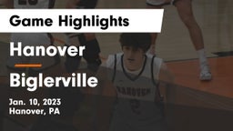 Hanover  vs Biglerville  Game Highlights - Jan. 10, 2023