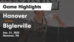 Hanover  vs Biglerville  Game Highlights - Jan. 31, 2023