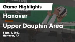 Hanover  vs Upper Dauphin Area  Game Highlights - Sept. 1, 2022