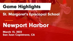 St. Margaret's Episcopal School vs Newport Harbor  Game Highlights - March 15, 2022