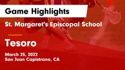St. Margaret's Episcopal School vs Tesoro  Game Highlights - March 25, 2022
