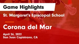 St. Margaret's Episcopal School vs Corona del Mar  Game Highlights - April 26, 2022
