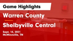 Warren County  vs Shelbyville Central  Game Highlights - Sept. 14, 2021