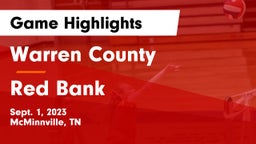 Warren County  vs Red Bank  Game Highlights - Sept. 1, 2023