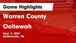 Warren County  vs Ooltewah  Game Highlights - Sept. 2, 2023