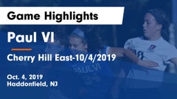 Paul VI  vs Cherry Hill East-10/4/2019 Game Highlights - Oct. 4, 2019