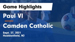 Paul VI  vs Camden Catholic  Game Highlights - Sept. 27, 2021