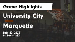 University City  vs Marquette  Game Highlights - Feb. 20, 2023