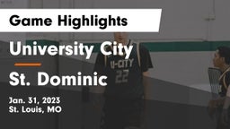 University City  vs St. Dominic  Game Highlights - Jan. 31, 2023