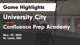 University City  vs Confluence Prep Academy  Game Highlights - Nov. 29, 2023