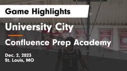 University City  vs Confluence Prep Academy  Game Highlights - Dec. 2, 2023