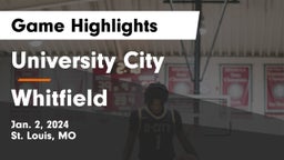 University City  vs Whitfield  Game Highlights - Jan. 2, 2024