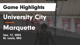 University City  vs Marquette  Game Highlights - Jan. 17, 2024