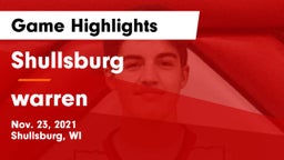 Shullsburg  vs warren Game Highlights - Nov. 23, 2021
