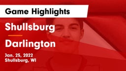 Shullsburg  vs Darlington  Game Highlights - Jan. 25, 2022