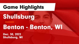 Shullsburg  vs Benton  - Benton, WI Game Highlights - Dec. 30, 2022