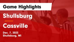 Shullsburg  vs Cassville  Game Highlights - Dec. 7, 2023
