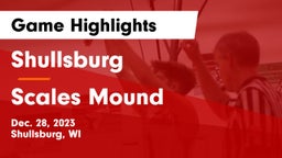 Shullsburg  vs Scales Mound Game Highlights - Dec. 28, 2023