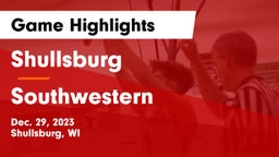 Shullsburg  vs Southwestern  Game Highlights - Dec. 29, 2023