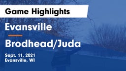 Evansville  vs Brodhead/Juda  Game Highlights - Sept. 11, 2021