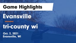 Evansville  vs tri-county wi Game Highlights - Oct. 2, 2021