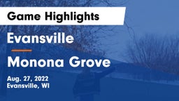 Evansville  vs Monona Grove  Game Highlights - Aug. 27, 2022