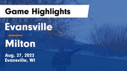 Evansville  vs Milton  Game Highlights - Aug. 27, 2022
