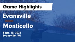 Evansville  vs Monticello  Game Highlights - Sept. 10, 2022
