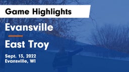 Evansville  vs East Troy  Game Highlights - Sept. 13, 2022