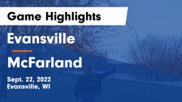 Evansville  vs McFarland  Game Highlights - Sept. 22, 2022
