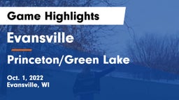 Evansville  vs Princeton/Green Lake  Game Highlights - Oct. 1, 2022