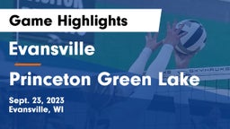 Evansville  vs Princeton Green Lake Game Highlights - Sept. 23, 2023