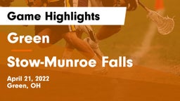 Green  vs Stow-Munroe Falls  Game Highlights - April 21, 2022