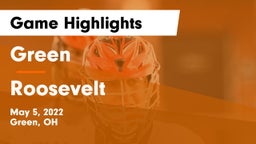 Green  vs Roosevelt  Game Highlights - May 5, 2022