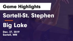 Sartell-St. Stephen  vs Big Lake  Game Highlights - Dec. 27, 2019