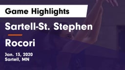 Sartell-St. Stephen  vs Rocori  Game Highlights - Jan. 13, 2020