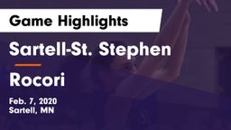 Sartell-St. Stephen  vs Rocori  Game Highlights - Feb. 7, 2020