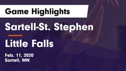 Sartell-St. Stephen  vs Little Falls Game Highlights - Feb. 11, 2020