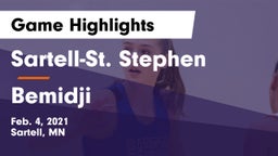 Sartell-St. Stephen  vs Bemidji  Game Highlights - Feb. 4, 2021